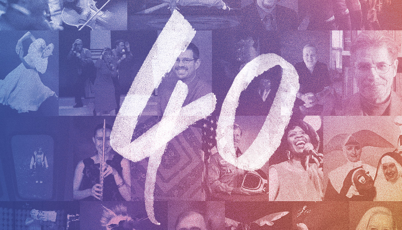 A collage of past Fanfare performances