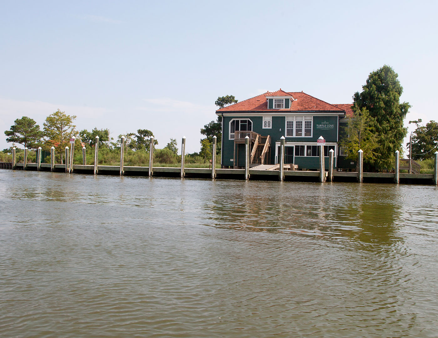 Southeastern's Turtle Cove on the bank of Lake Maurepas.