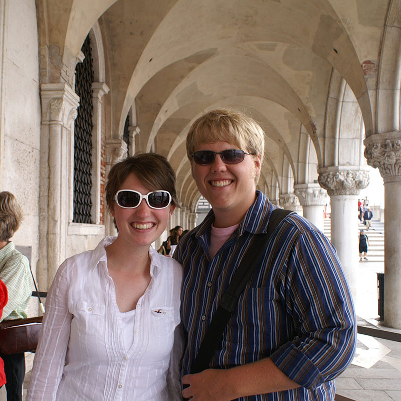 John and Michelle attend study abroad together while at Southeastern.