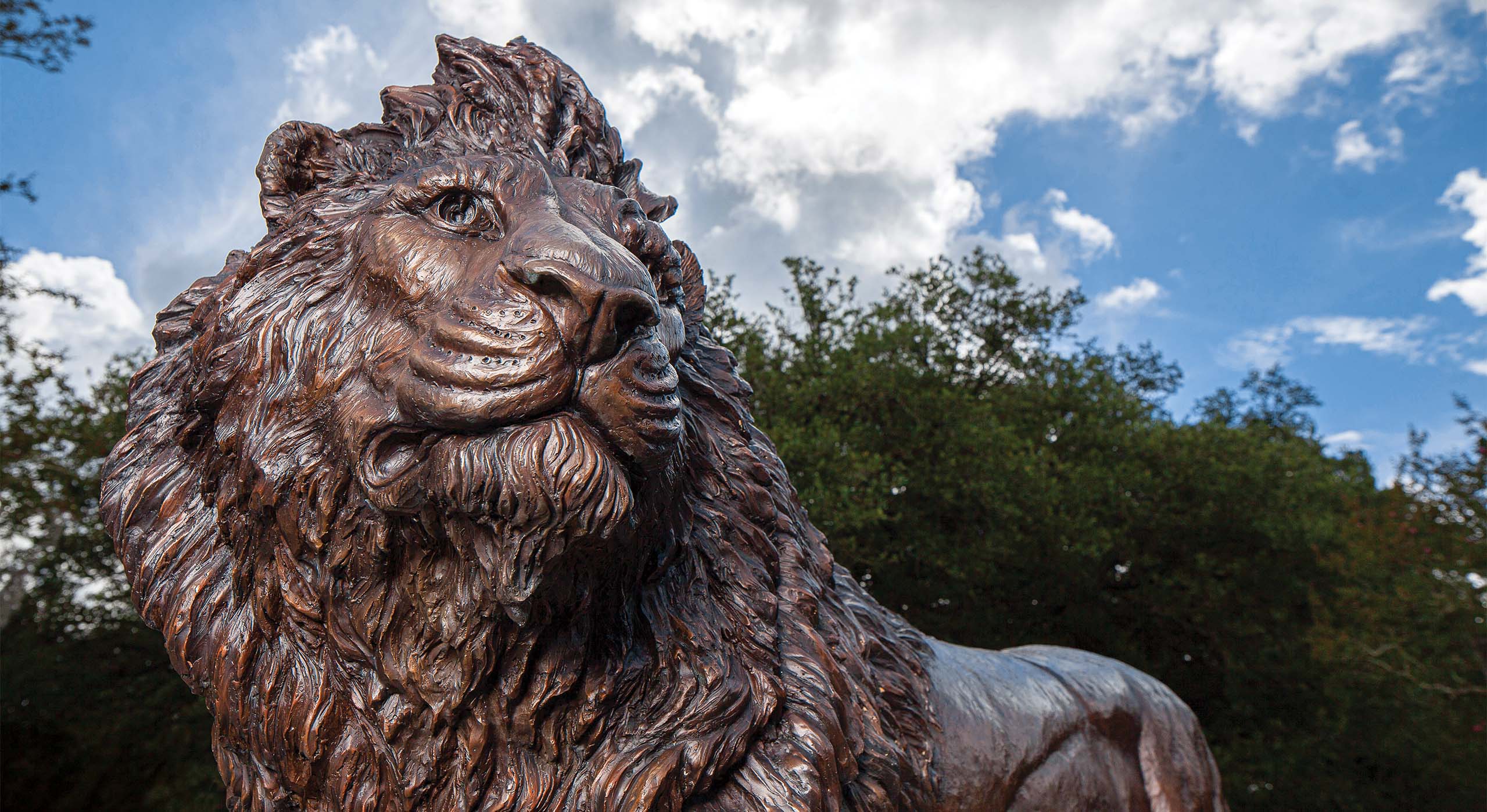Lion statue