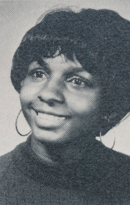 Patricia Campbell in yearbook.