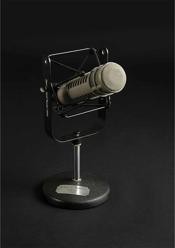 Robin Roberts’ Microphone, 1982
