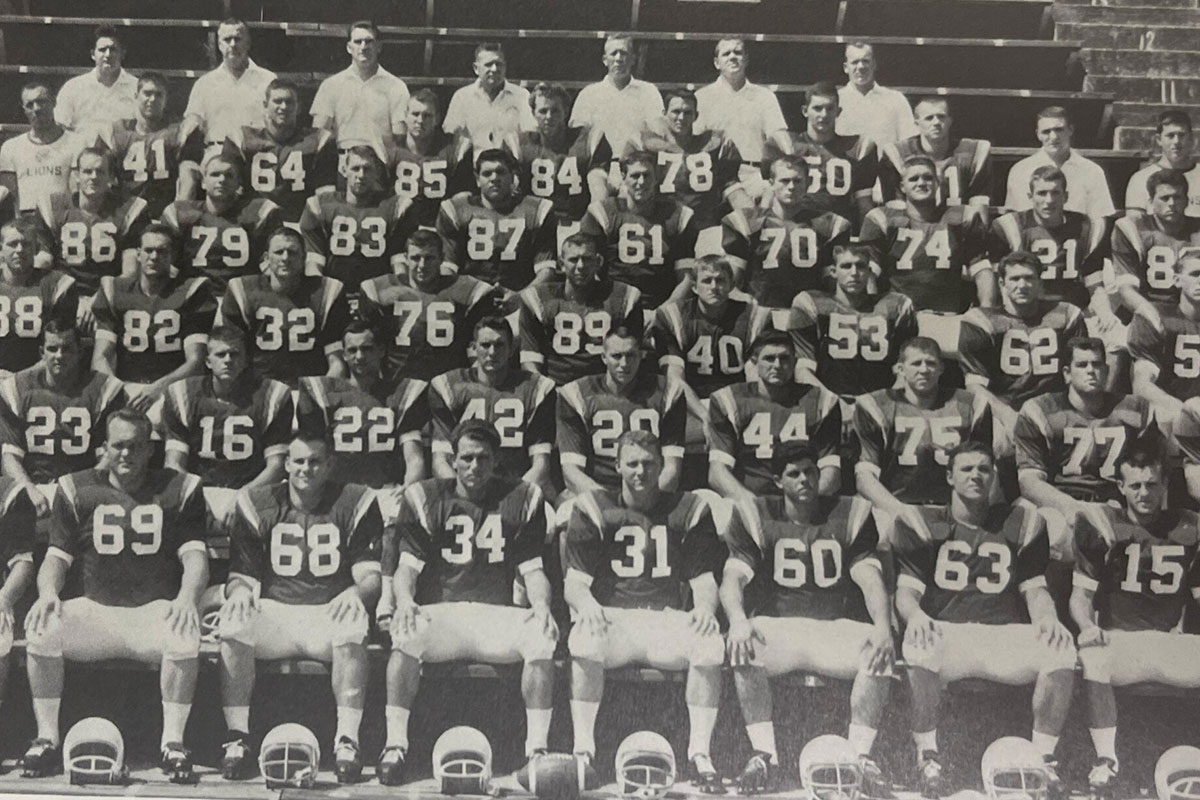 SLU Football team in 1960s