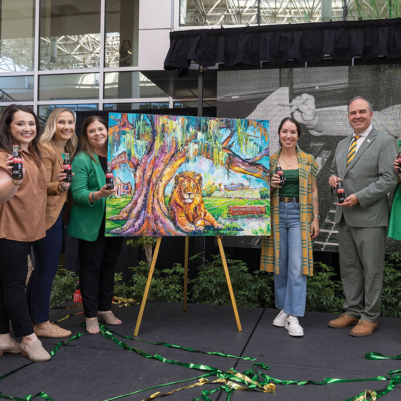 Unveiling of the Centennial painting at the Centennial Launch Event