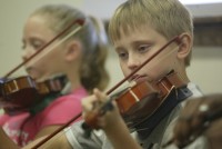 Playing Violin