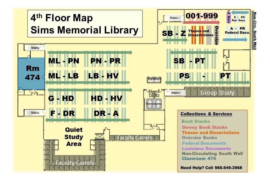 4th Floor Map