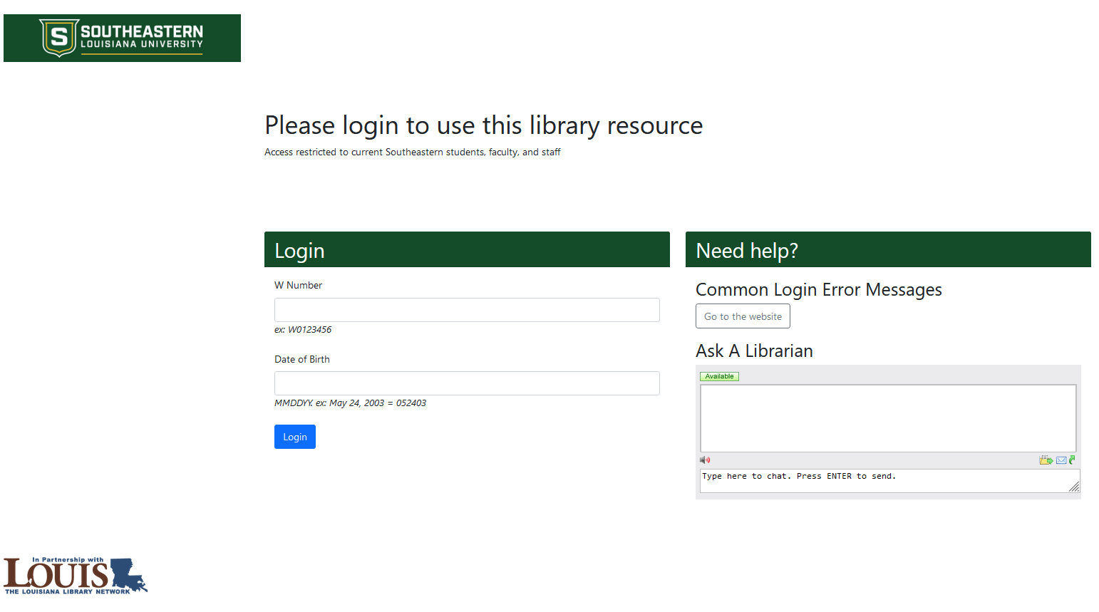 2022 login example